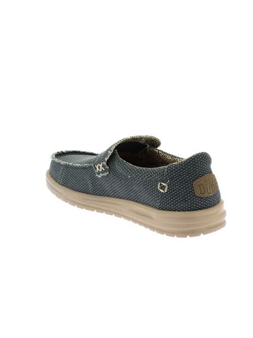 Mikka Braided mocassino da uomo in tela blu HEY DUDE | 401244NL
